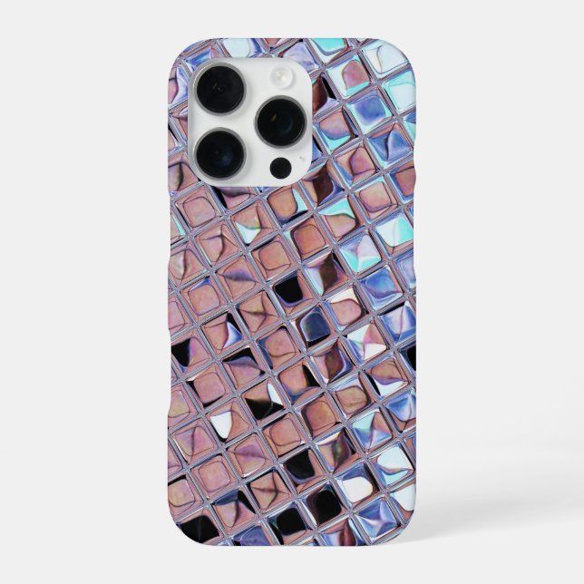 Coque iPhone Boule disco miroir boule à facettes boule disco gl (Verso)