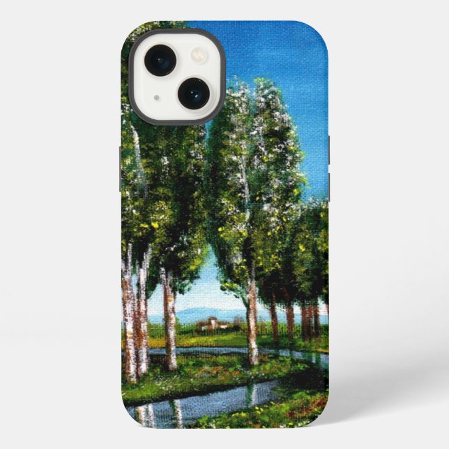 COQUE iPhone BOULEAUX EN TOSCANE (Verso)