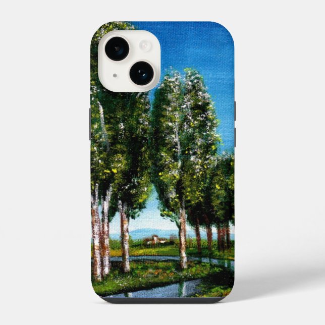 COQUE iPhone BOULEAUX EN TOSCANE (Verso)