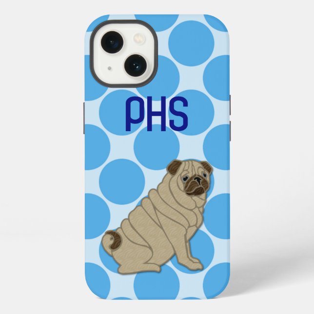 Coque iPhone bouledogue français (Verso)