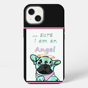 Etui iPhone 13 Bouledogue français ange Bouledogue Français