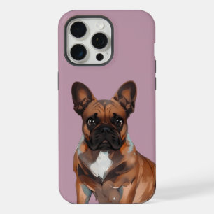 Coque iPhone 15 Pro Max Bouledogue français Cartoon French Bulldog