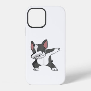 Coque iPhone 12 Bouledogue français danse dabbing pour amoureux de