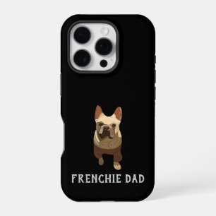 Coque iPhone 16 Pro Bouledogue Français, Papa Frenchie