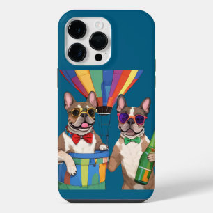 Coque Pour Pour iPhone 14 Pro Max Bouledogues français Nouvel An Bouledogue Français