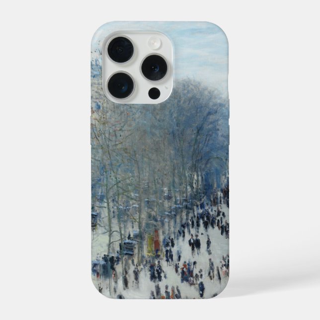 Coque iPhone Boulevard des Capucines par Claude Monet (Verso)