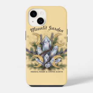 Coque Pour iPhone 14 Bouquet de cristal du jardin au clair de lune • Ma