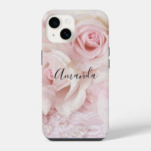 Coque Pour iPhone 14 Bouquet Élégant Roses Roses Roses Roses vintages