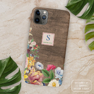 Coque iPhone 15 Pro Max Bouquet Floral de Fleurs Sauvages Coloré Motif d'A
