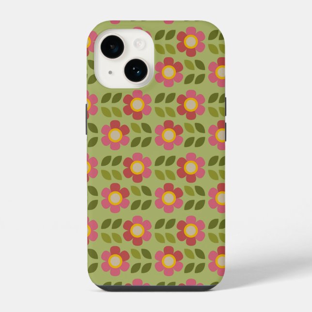 Coque iPhone BOUQUET MOSSUE - Étui iPhone botanique (Verso)