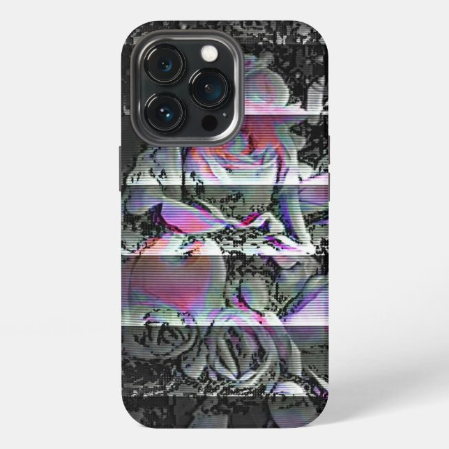 Coque iPhone Bouquet Techno  (Dos)