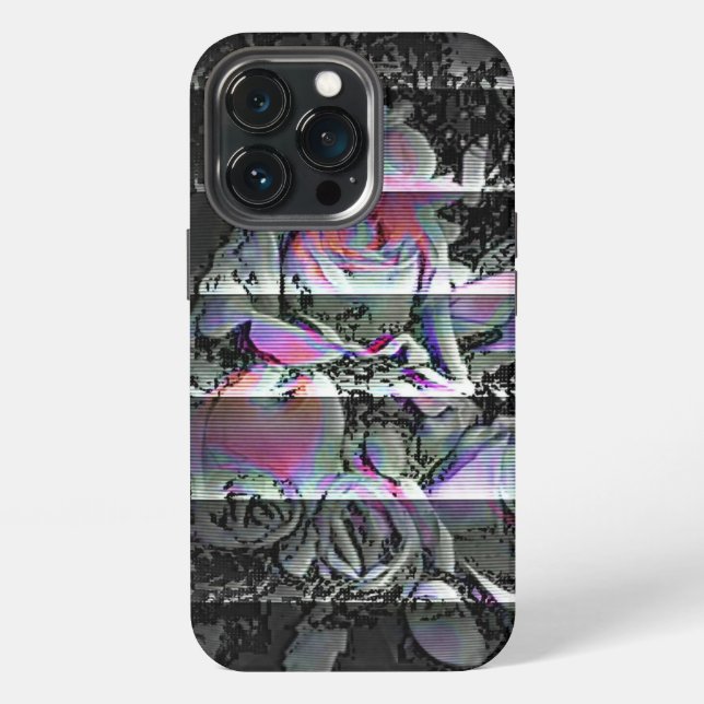 Coque iPhone Bouquet Techno  (Dos)
