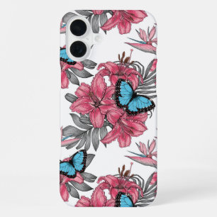 Coque iPhone 16 Plus Bouquet tropical