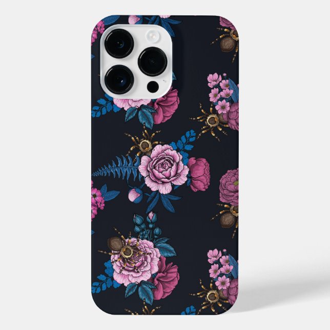 Coque iPhone Bouquets et tarantula 2 (Verso)