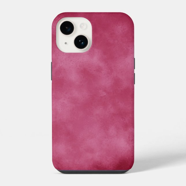 Coque iPhone Bourgogne (Verso)