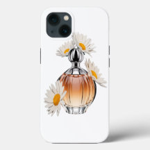 Bouteille de parfum de marguerite