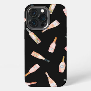 Etui iPhone 13 Pro bouteille de vin rose rosé rose bouteille d'aquare
