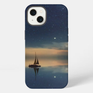 Etui iPhone 13 Boutons de manchette En partance pour les nuages
