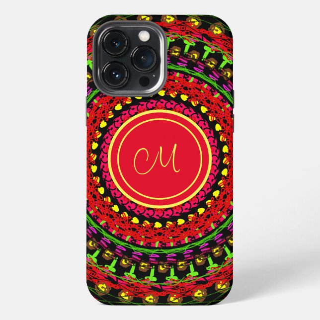Coque iPhone Bright abstrait (Verso)