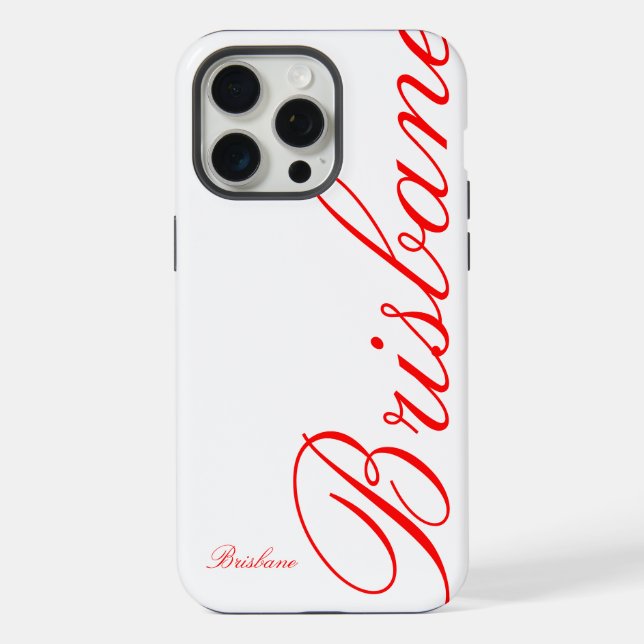 Coque iPhone Brisbane - beau Étui pour iPhone (Verso)