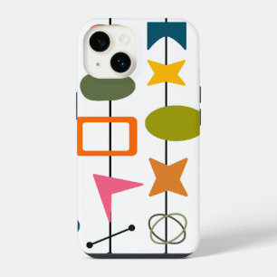 Coque Pour iPhone 14 Brochettes Modernité du milieu du XXe siècle 