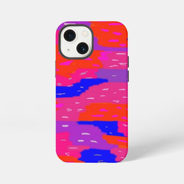 Coque iPhone Brochures en gras Impression Abstraite (Verso)