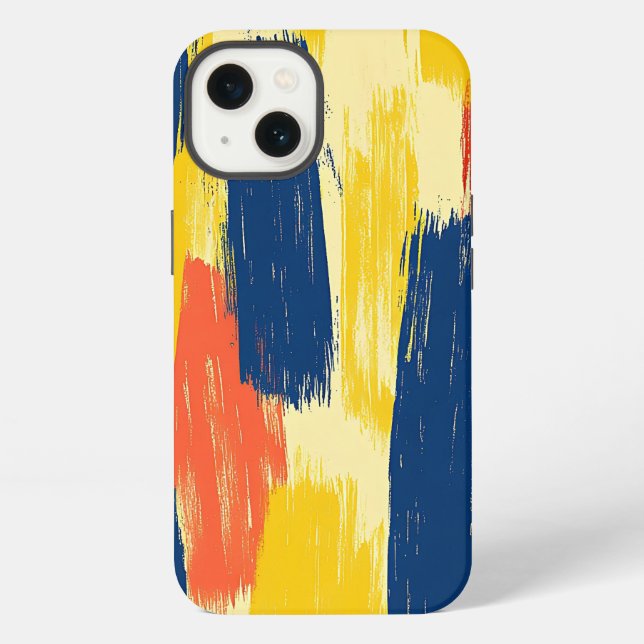 Coque iPhone Brosse à rayonne et papillon (Verso)