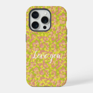 Coque iPhone 15 Pro Brume Florale
