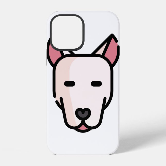Coque iPhone Bull Terrier (Verso)