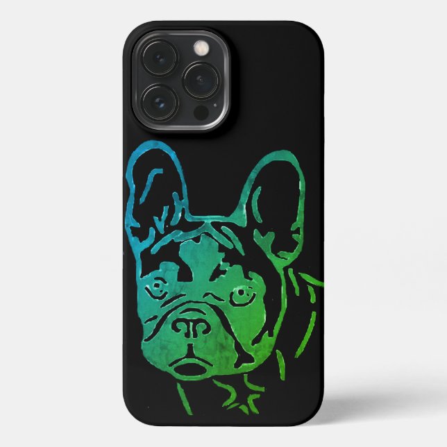Coque iPhone Bulldogge français Enveloppe 13 (Verso)