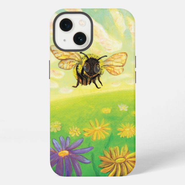 Coque iPhone Bumblebee sur l'Horizon (Verso)