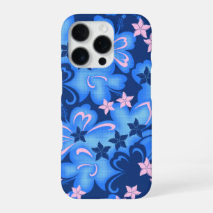 Coque iPhone 16 Pro Butterflibiscus Hibiscus Hawaïen Papillon bleu