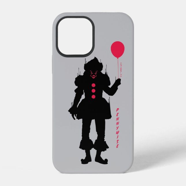 Coque iPhone Ça Chapitre 2 | Silhouette de Pennywise (Verso)