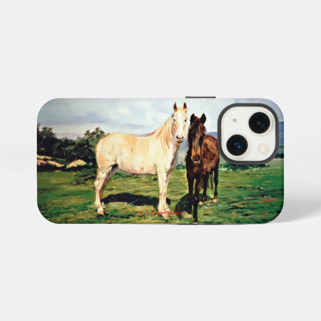 Coque iPhone Caballos (Verso Horizontal)