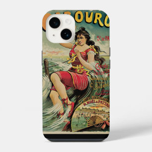 Coque Pour iPhone 14 Cabourg, France Station Balnéaire, Art de Voyage V