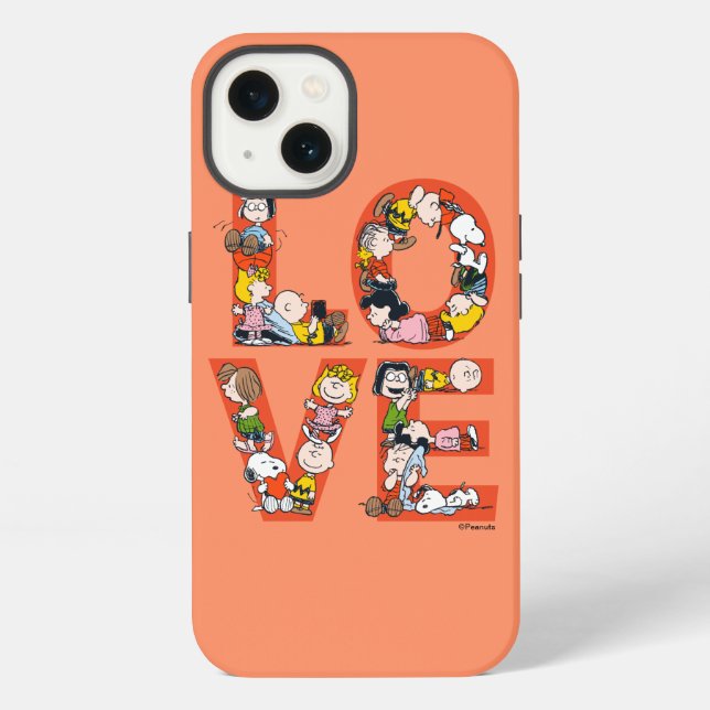 Coque iPhone cacahuètes - AMOUR (Verso)