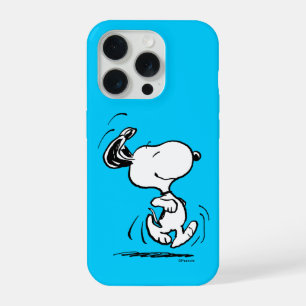 Coque iPhone 15 Pro cacahuètes Snoopy Happy Dance