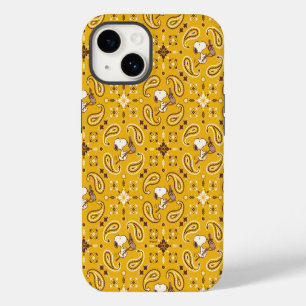 Coque Pour iPhone 14 Cachou Bandana Cowboy Snoopy