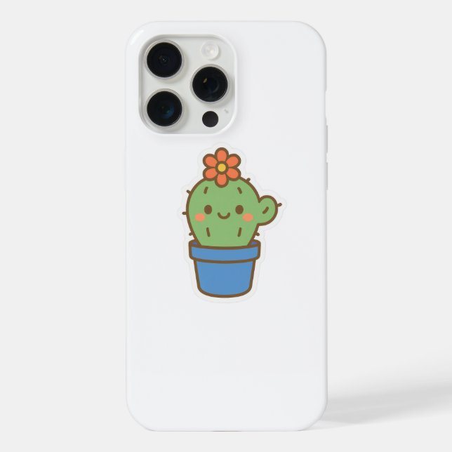 Coque iPhone Cactus lunaires (Verso)