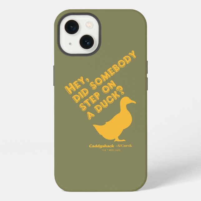 Coque iPhone Caddyshack | Hé, Est-ce que quelqu'un a marché sur (Verso)
