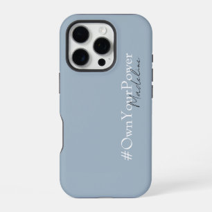 Coque iPhone 16 Pro Cadeau d'autonomisation Girlboss - Nom personnalis