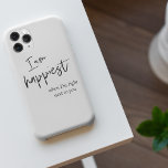 Coque iPhone 11Pro Max Cadeau de citation romantique noire tendance<br><div class="desc">Cadeau de citation romantique noire tendance</div>