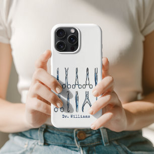 Coque iPhone 15 Pro Cadeau de fin d'études de médecine personnalisé Él
