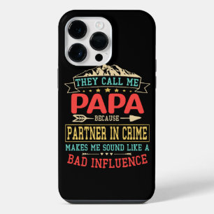 Coque Pour Pour iPhone 14 Pro Max Cadeau de la fête des pères - ils m'appellent mauv