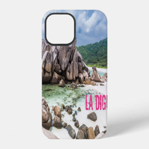 Coque iPhone 12 Cadeau de plage Anse Cocos Seychelles La Digue