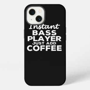 Etui iPhone 13 Cadeau drôle pour bassistes amateurs de café