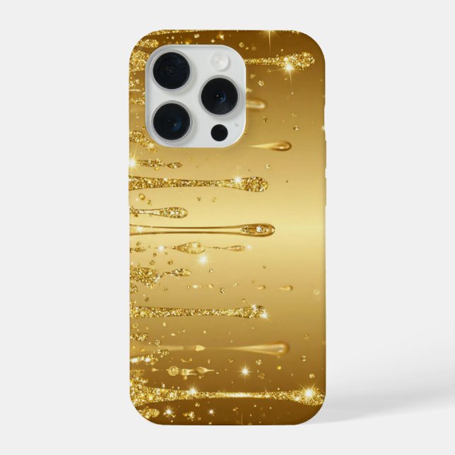Coque iPhone Cadeau esthétique féminin scintillant avec effet d (Verso)