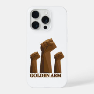 Coque iPhone 15 Pro Cadeau Expert Soudure de Tuyau Bras Doré