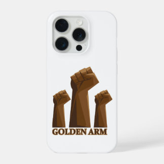 Coque iPhone 15 Pro Cadeau Expert Soudure de Tuyau Bras Doré