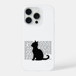 Coque iPhone 15 Pro Cadeau parfait pour amateur de chats
